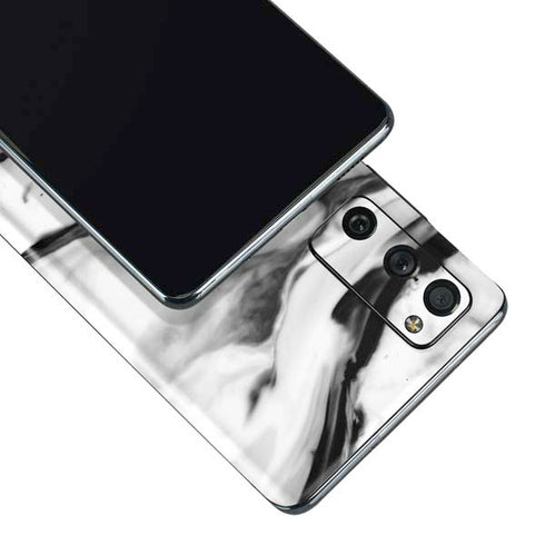 Black and White Marble Ink Galaxy S20 Fan Edition Skin
